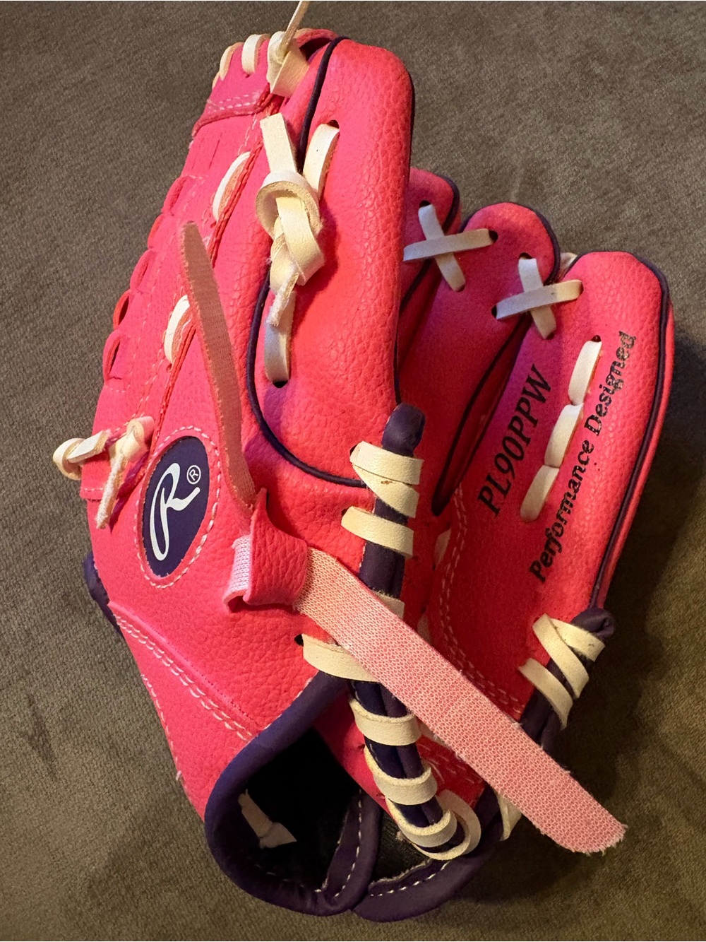 Rawlings Kids' Pink Baseball Glove - Youth